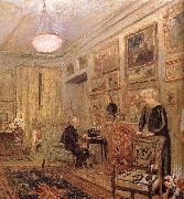 Edouard Vuillard Black in the room Germany oil painting artist